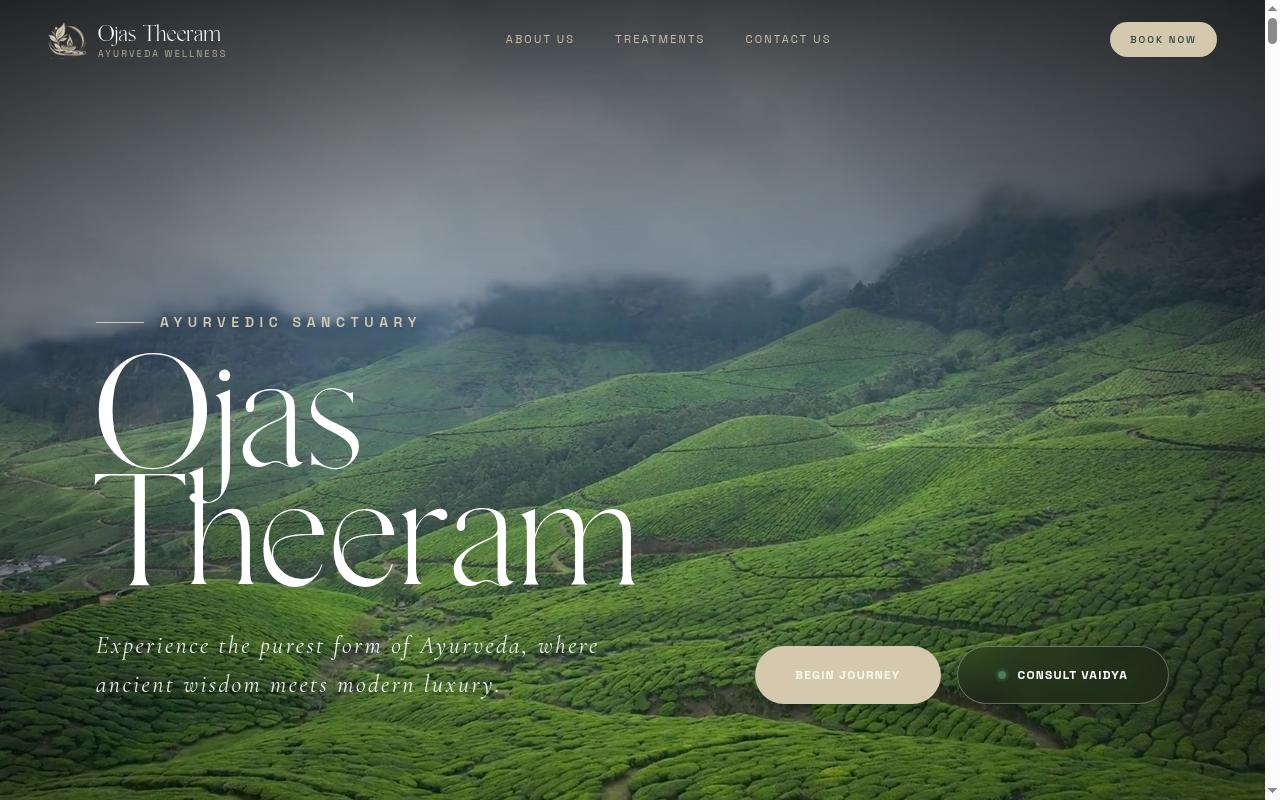 Screenshot of ojastheeram.com