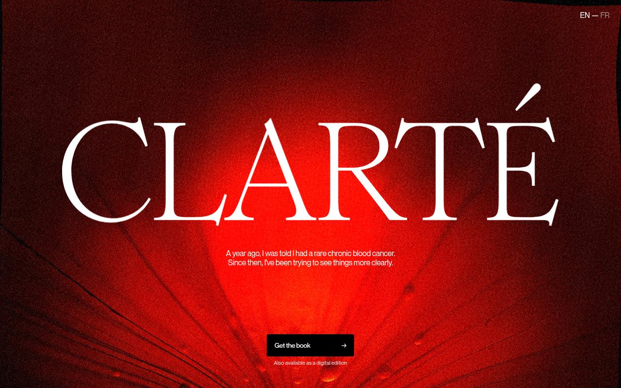 Screenshot of clarte.page