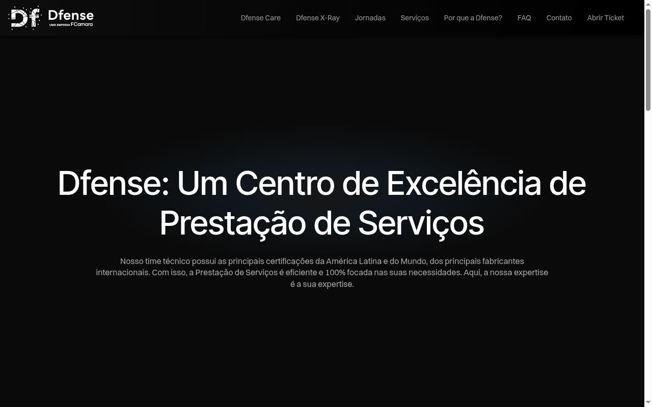 Screenshot of dfensesecurity.com