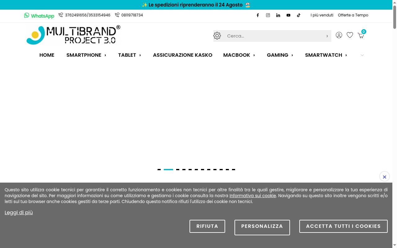 Screenshot of multibrandproject.it