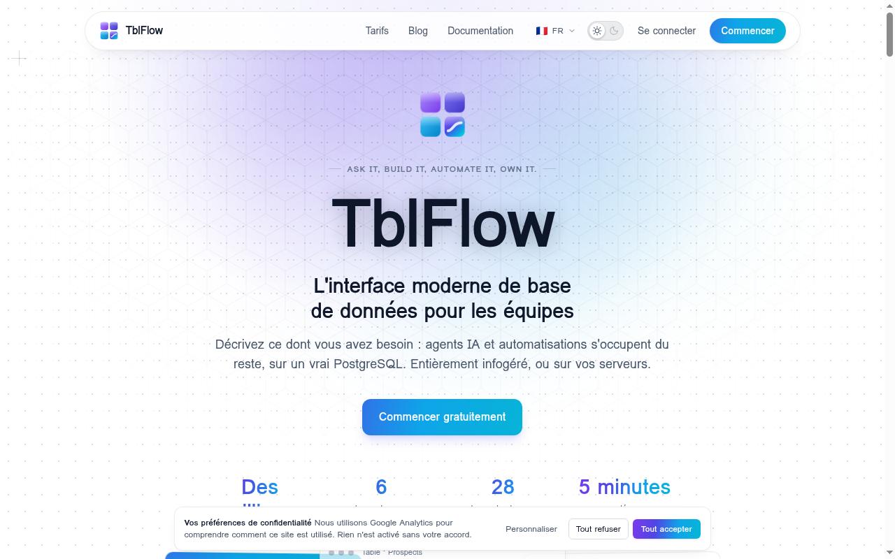 tblflow.com screenshot