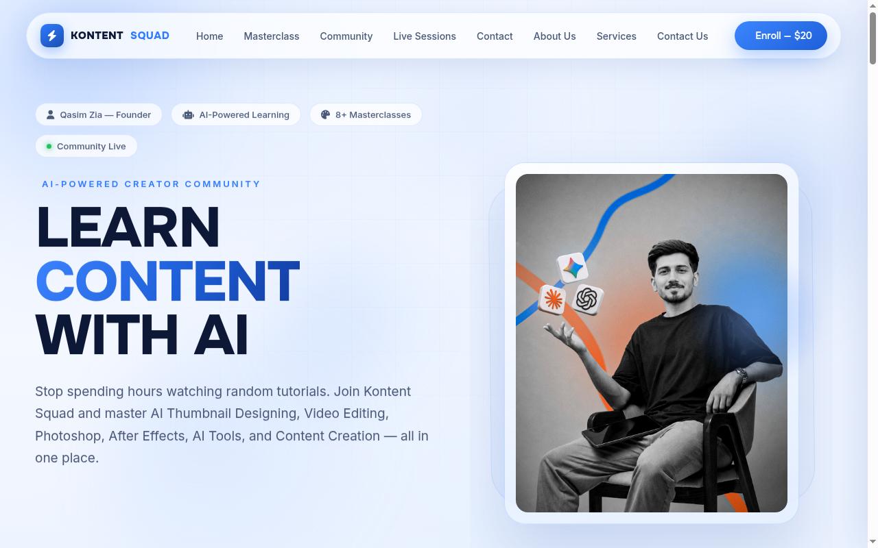 kontentsquad.com screenshot