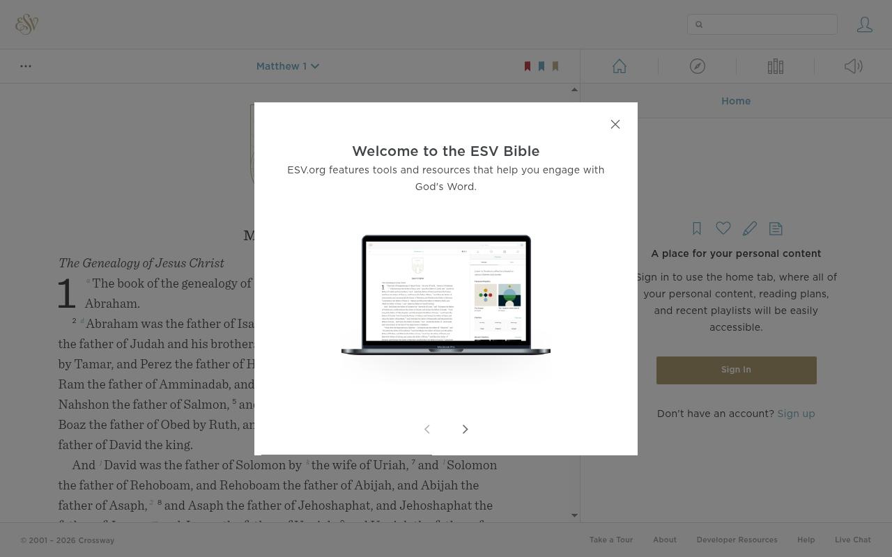 esv.org screenshot