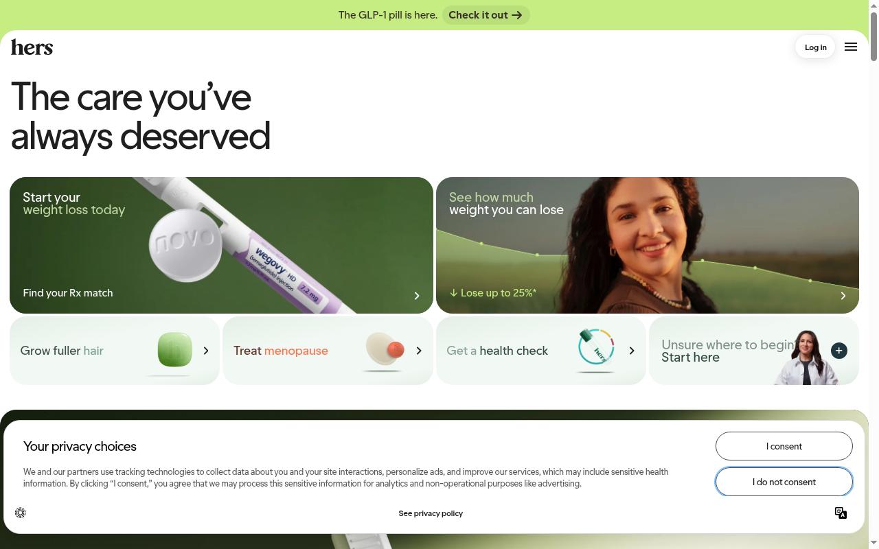forhers.com screenshot