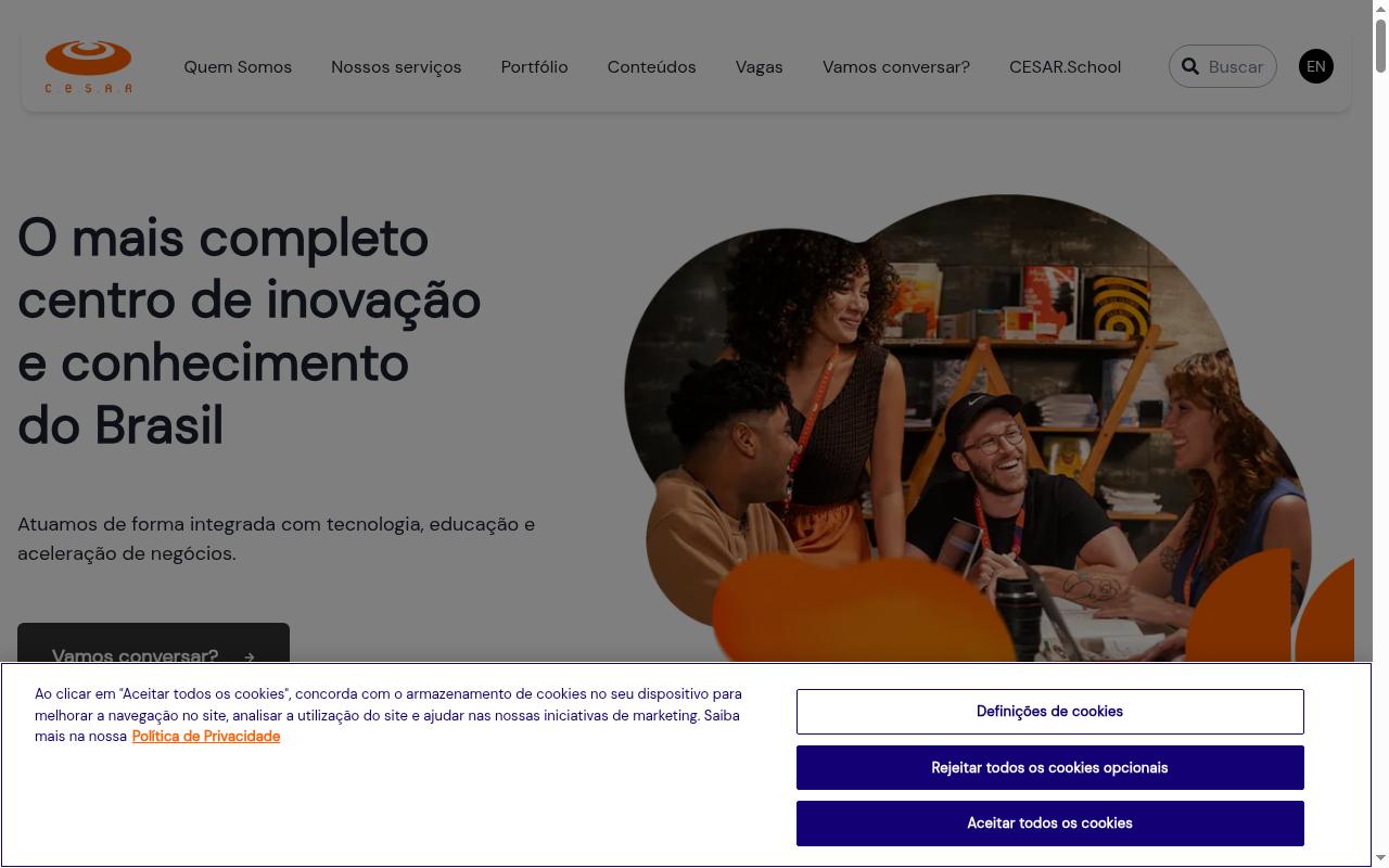 cesar.org.br screenshot