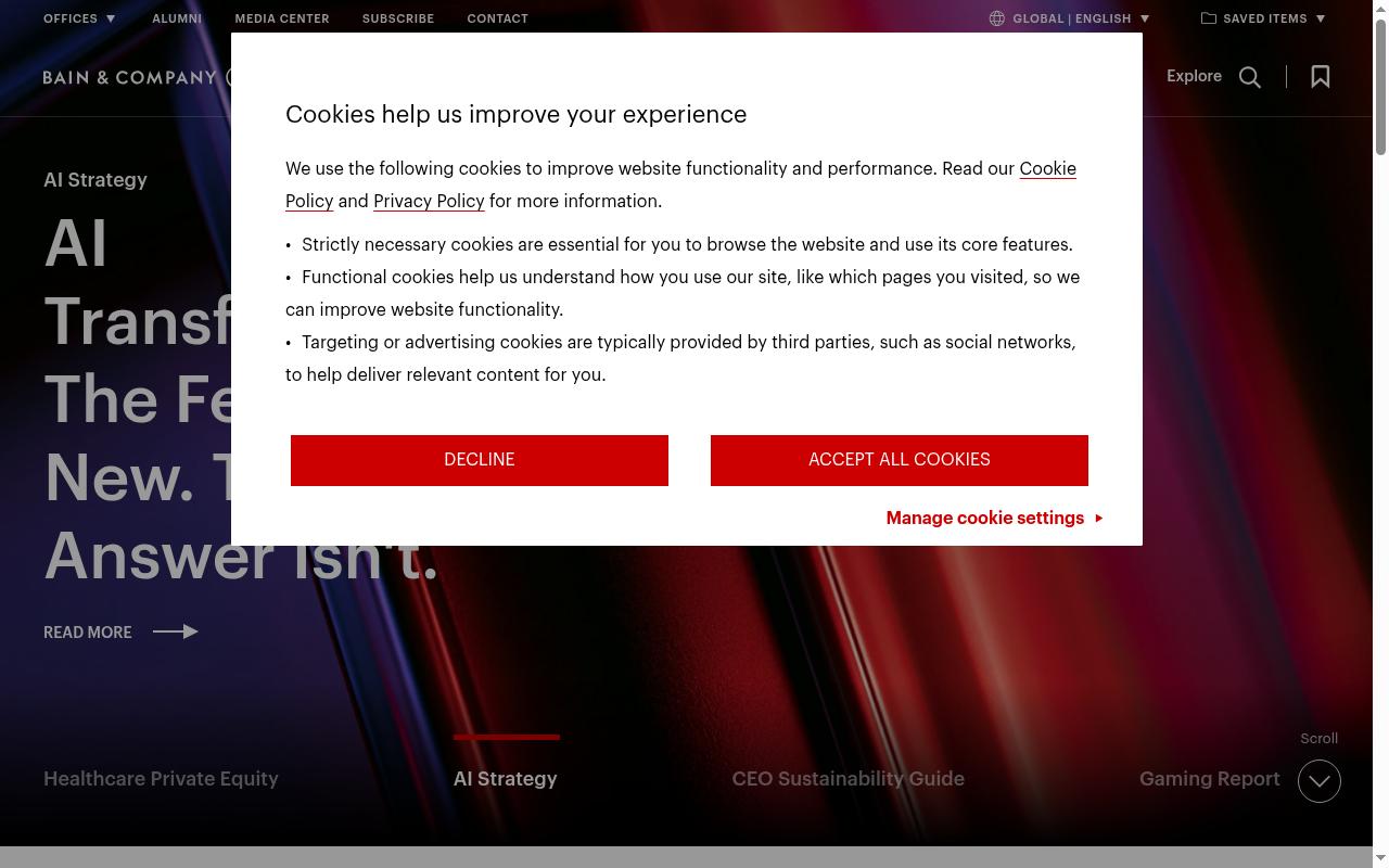 bain.com screenshot