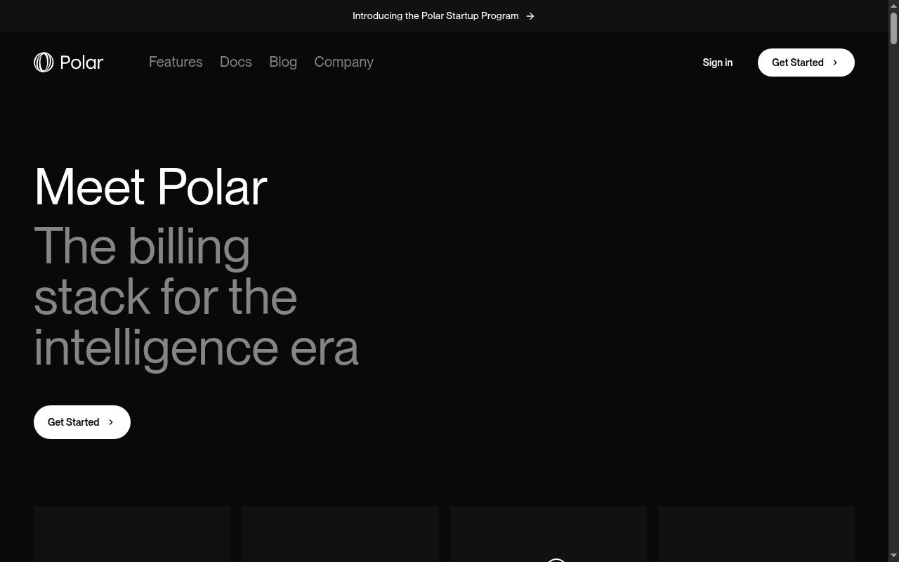 polar.sh screenshot