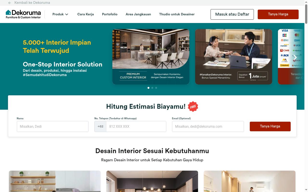 dekoruma.com screenshot