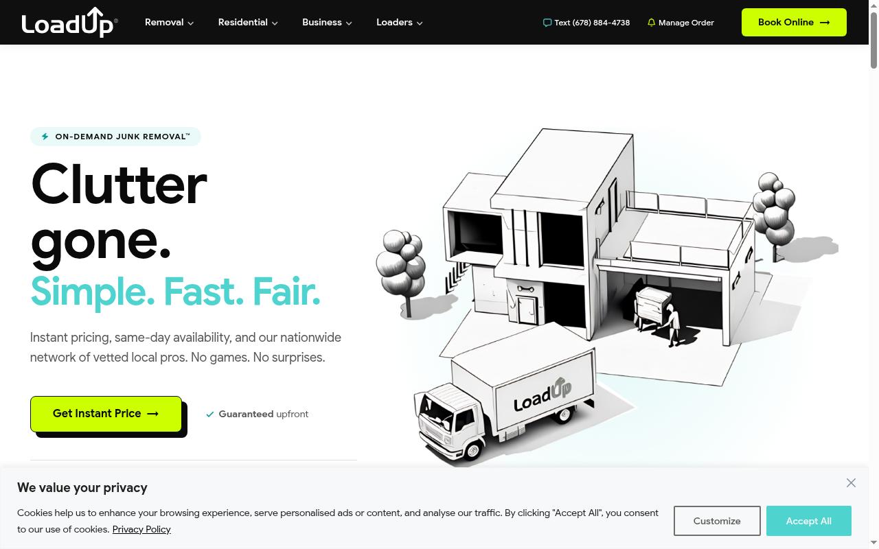 goloadup.com screenshot