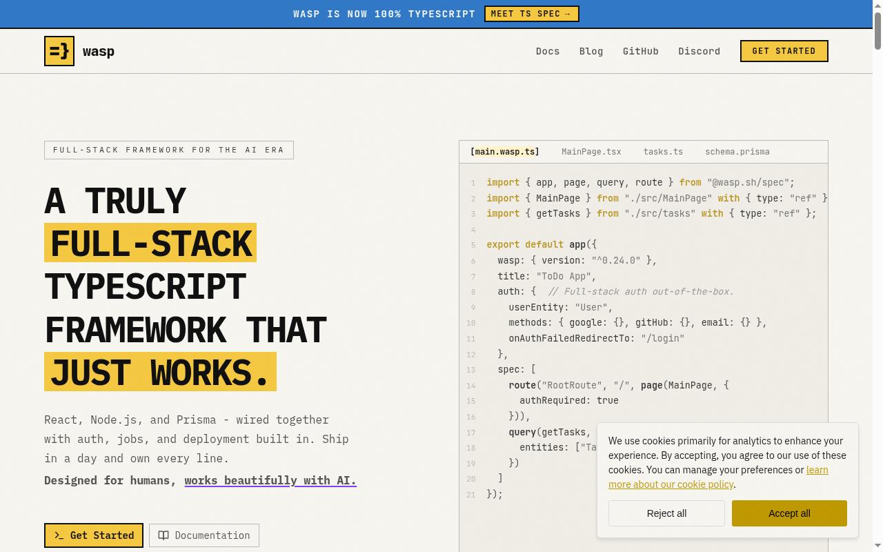 wasp.sh screenshot