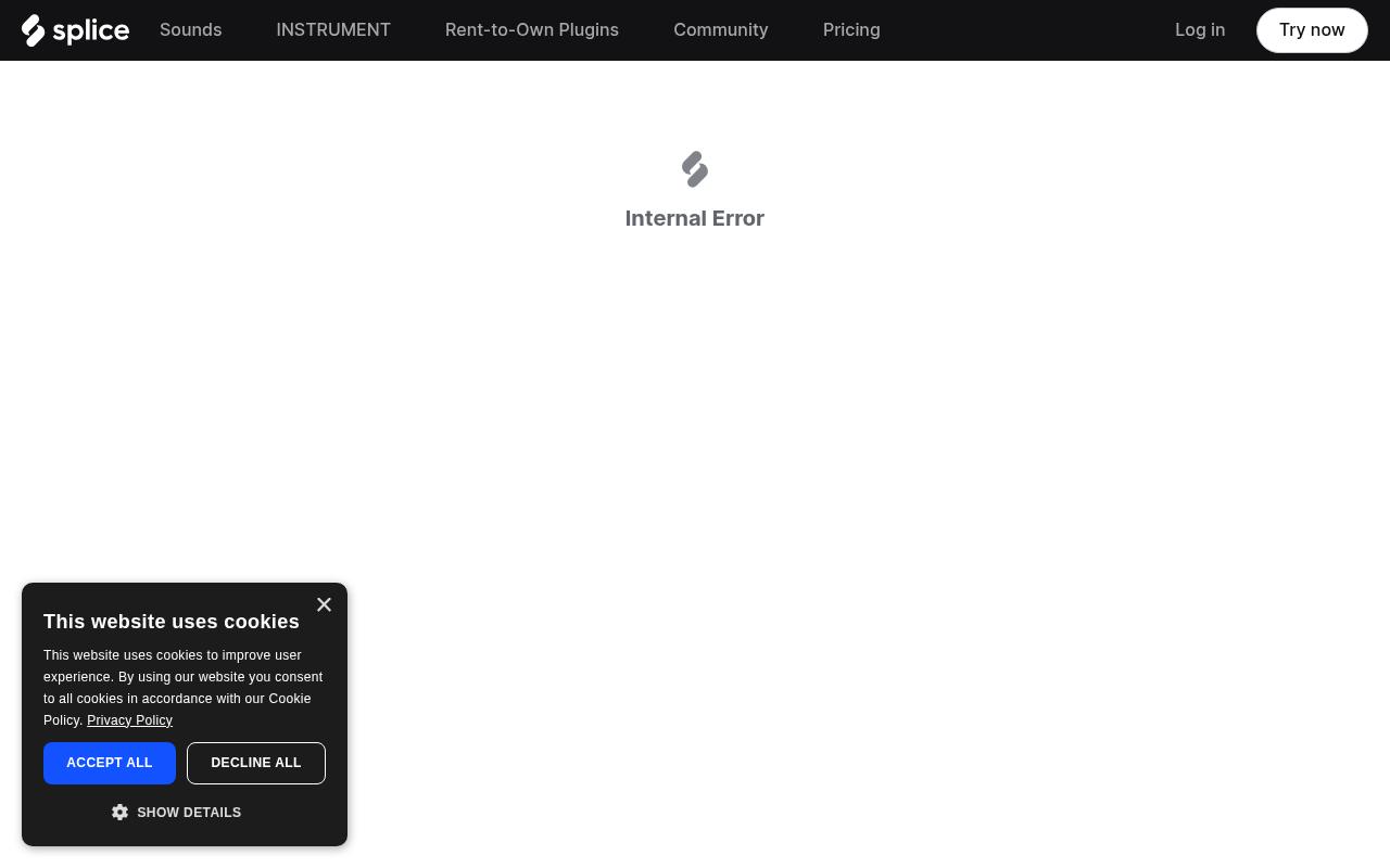 splice.com screenshot