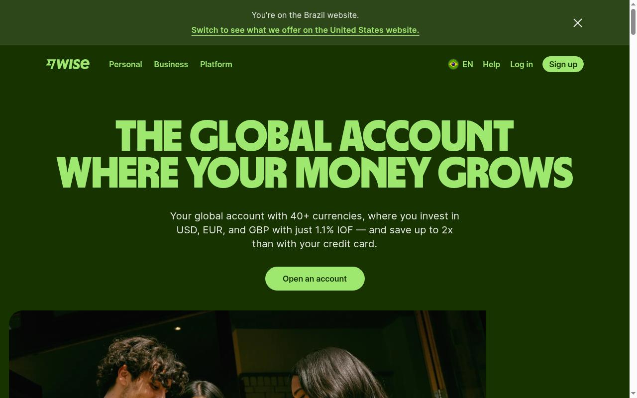 wise.com screenshot