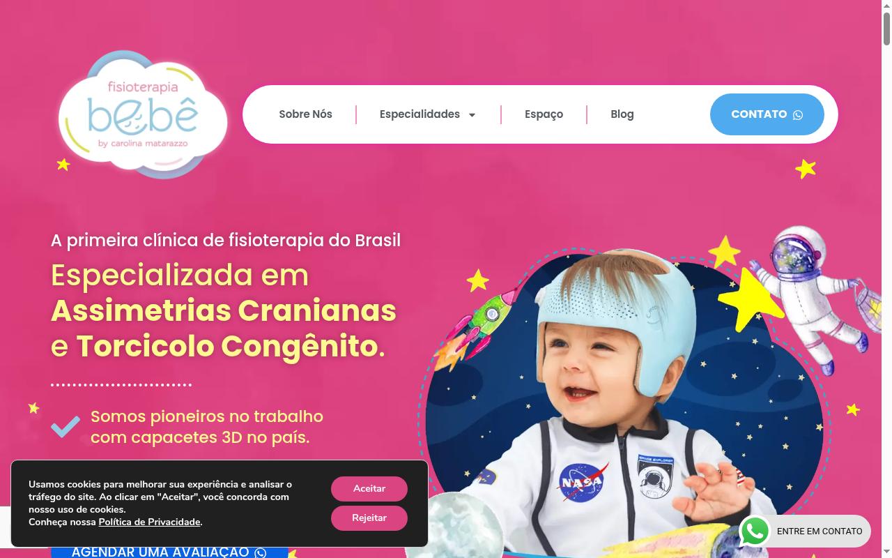 fisioterapiabebe.com.br screenshot