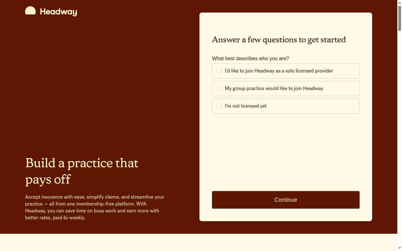 provider.headway.co screenshot