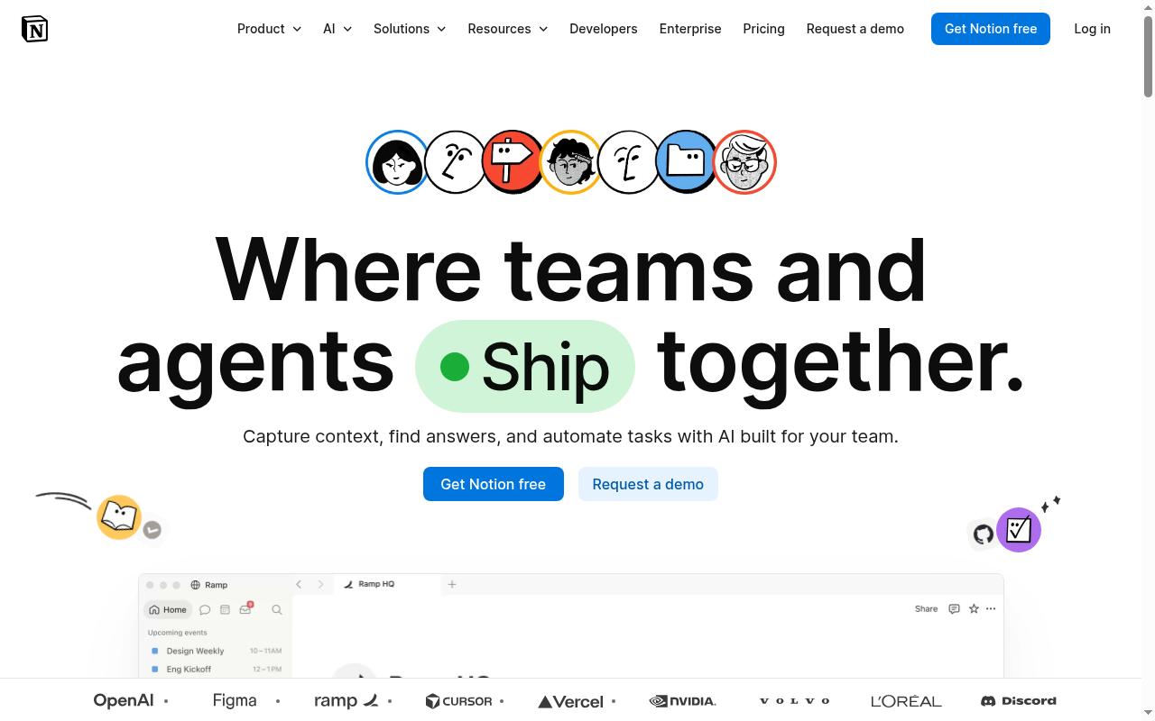 notion.so screenshot