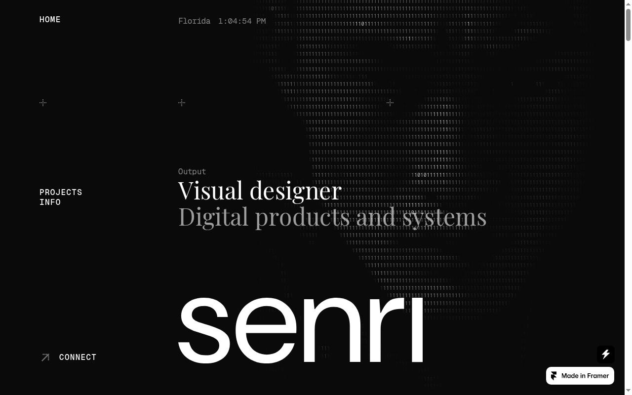 td-senrifolio.framer.ai screenshot