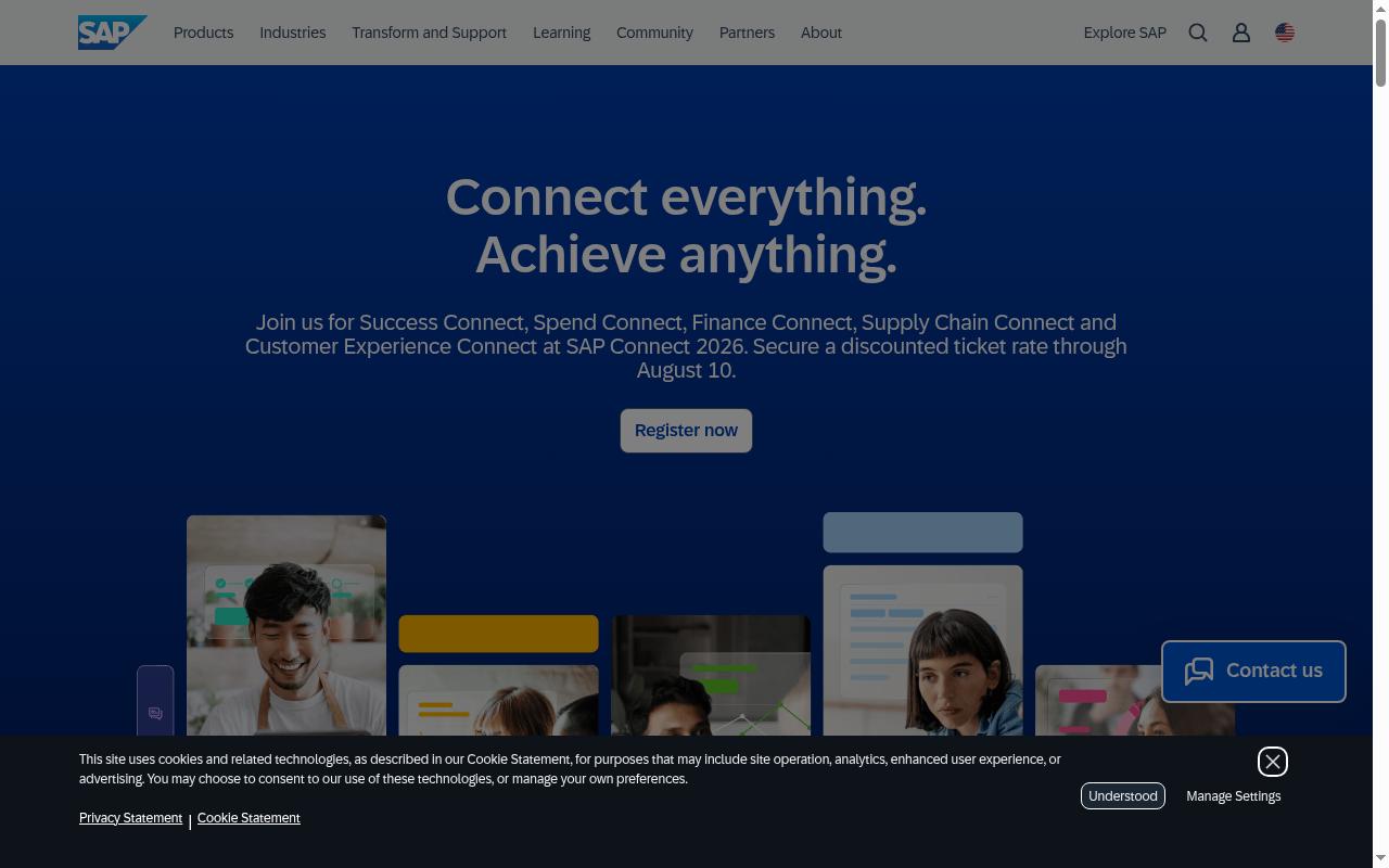 sap.com screenshot