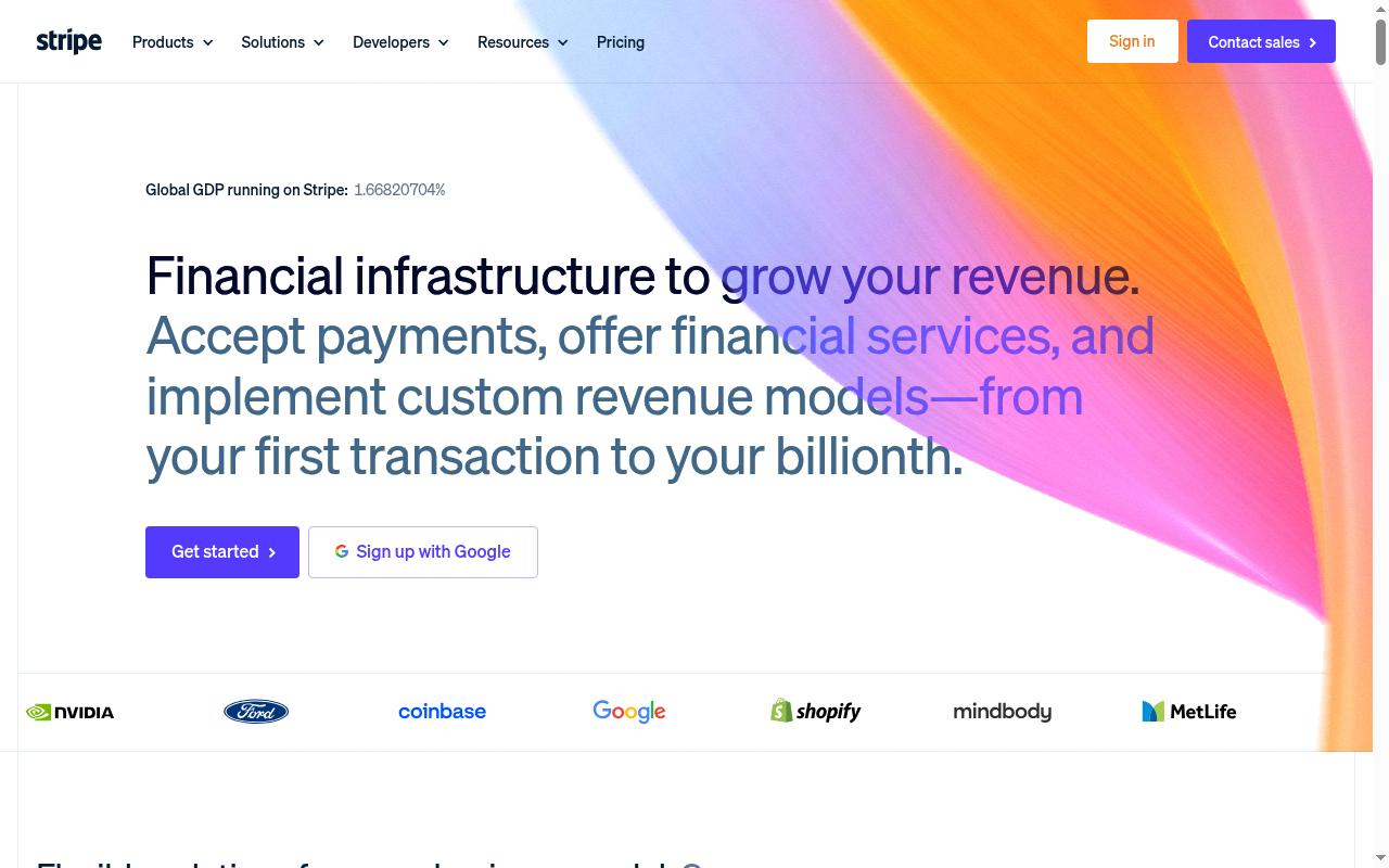 stripe.com screenshot