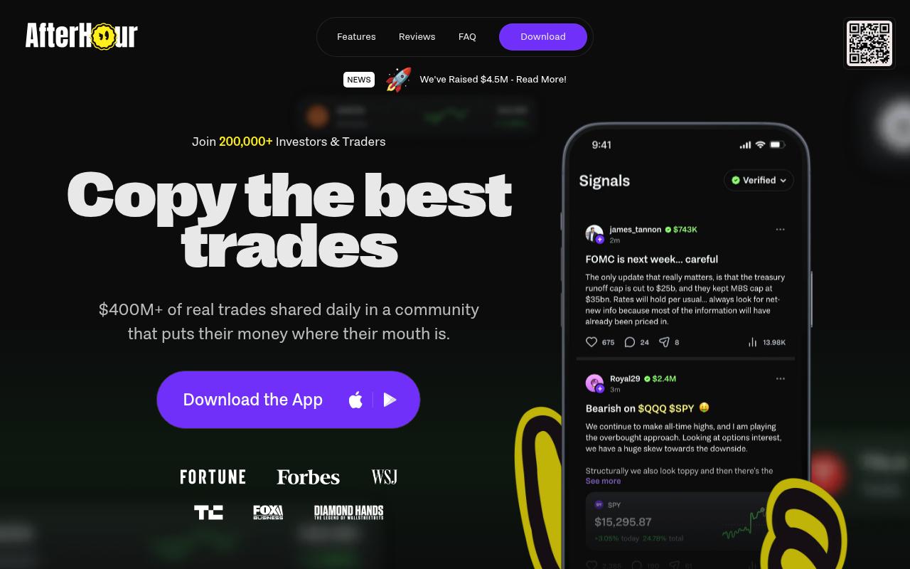 afterhour.com screenshot