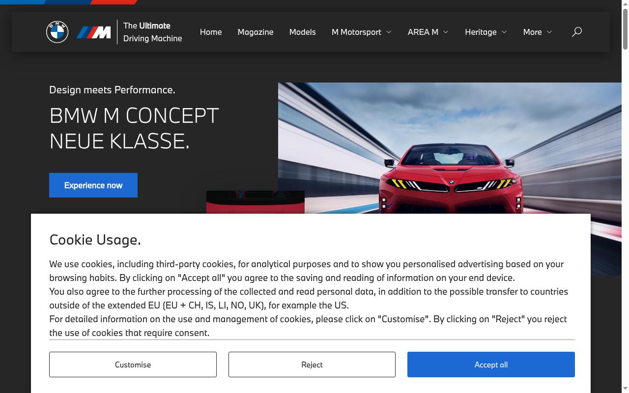 bmw-m.com screenshot