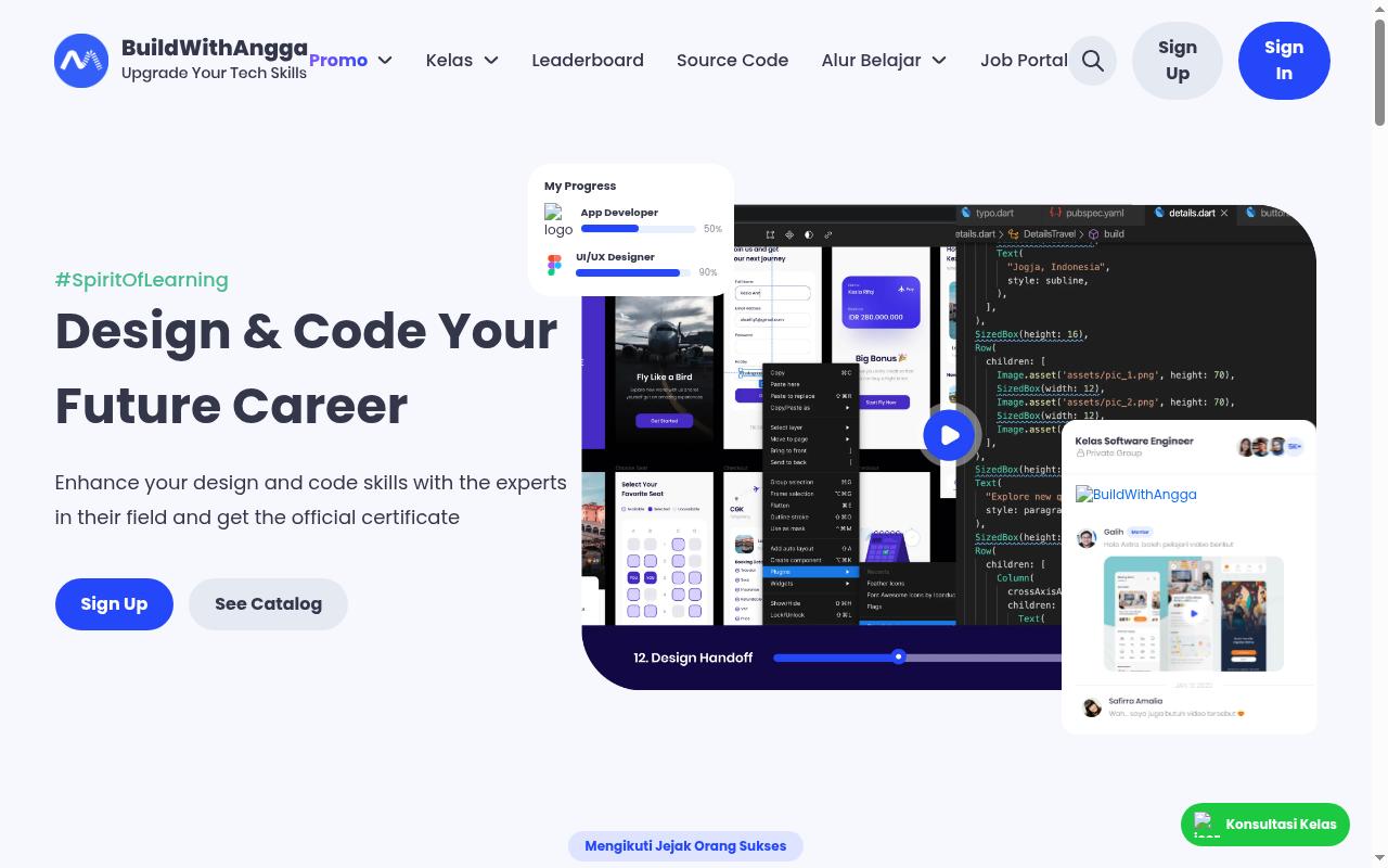 buildwithangga.com screenshot