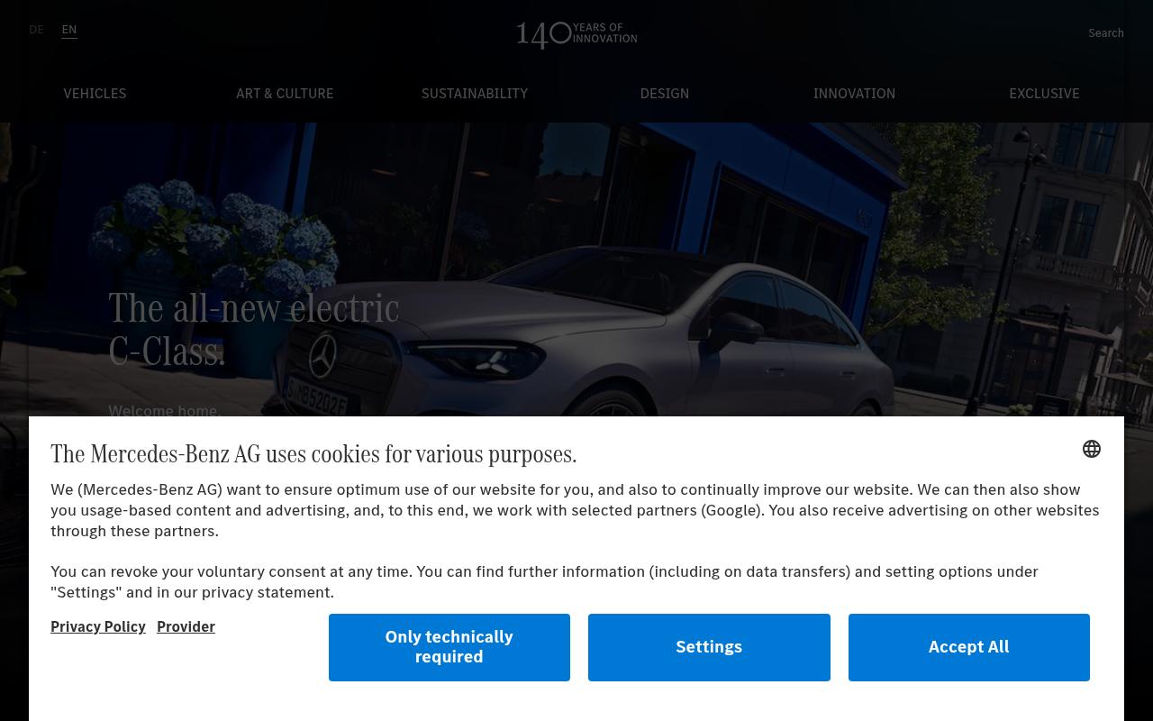 mercedes-benz.com screenshot