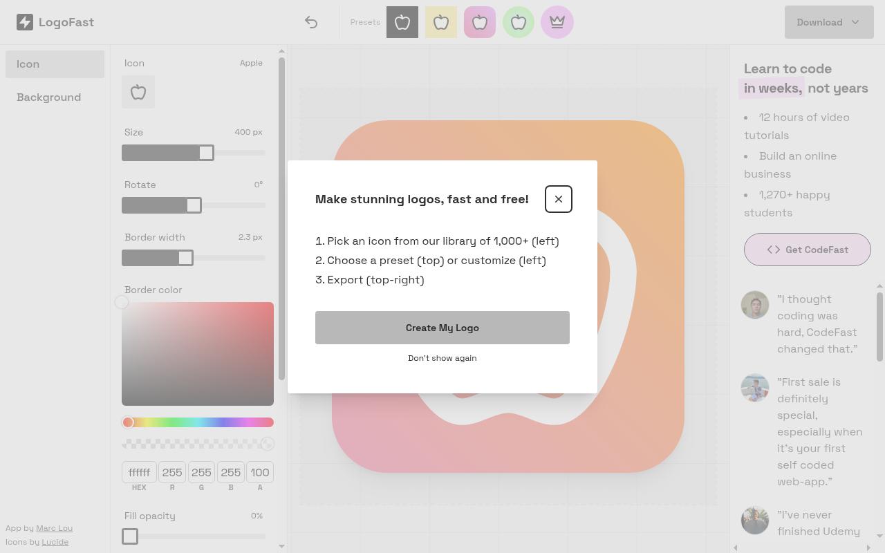 logofa.st screenshot