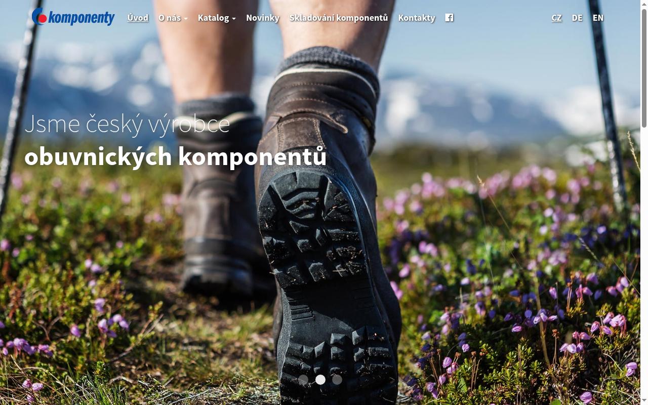 komponentyzlin.cz screenshot
